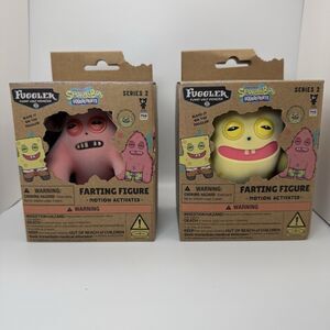 Spongebob Squarepants & Patrick Farting Fuggler Series 2 Sensor-Activated Figure